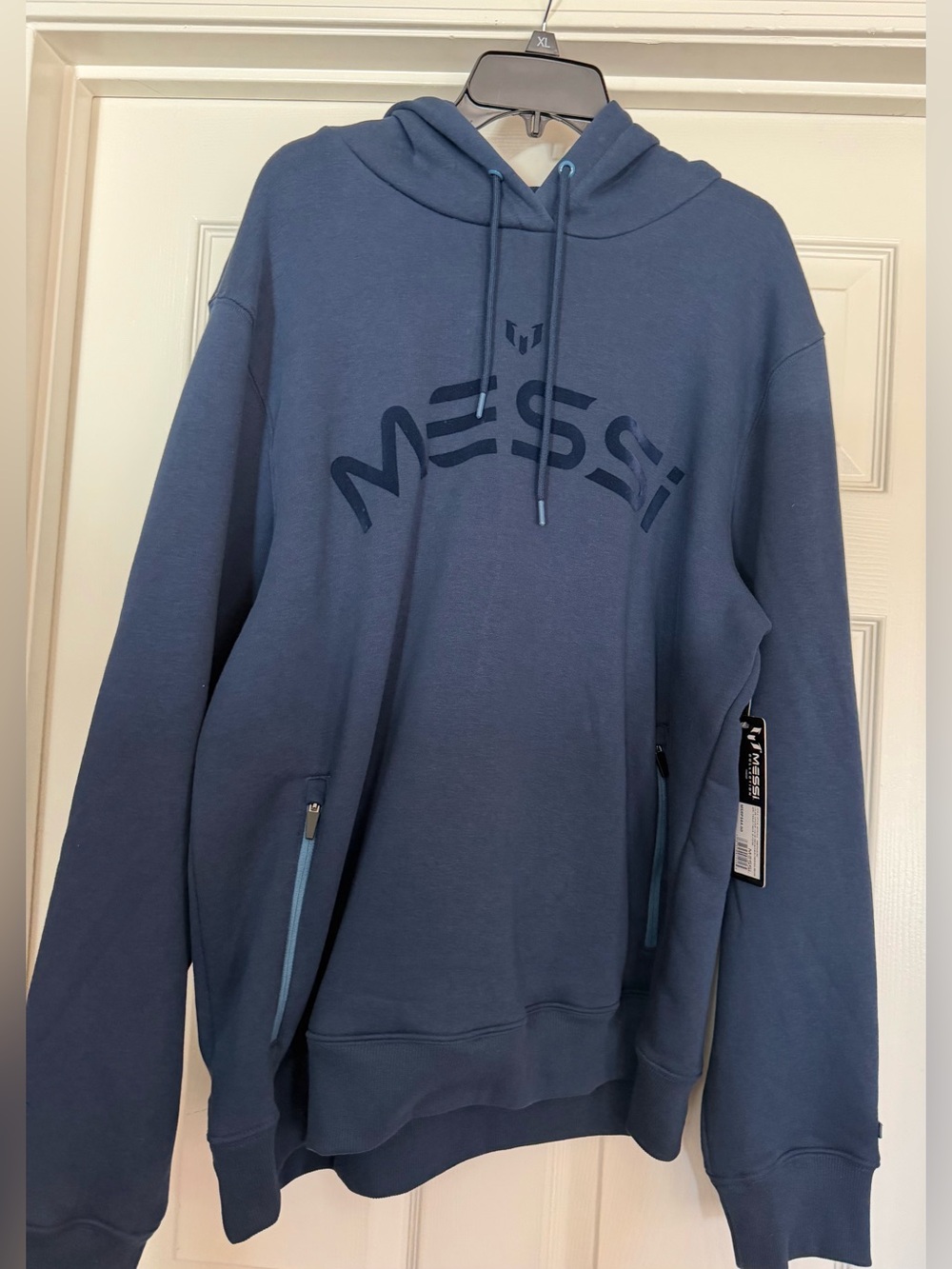 Messi Collection Pullover Hoodie in Navy - XL